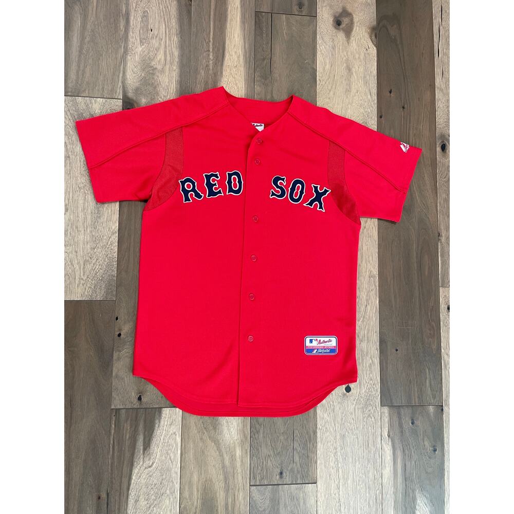 Red Sox - Size L - Embroidered Logo Baseball Jersey